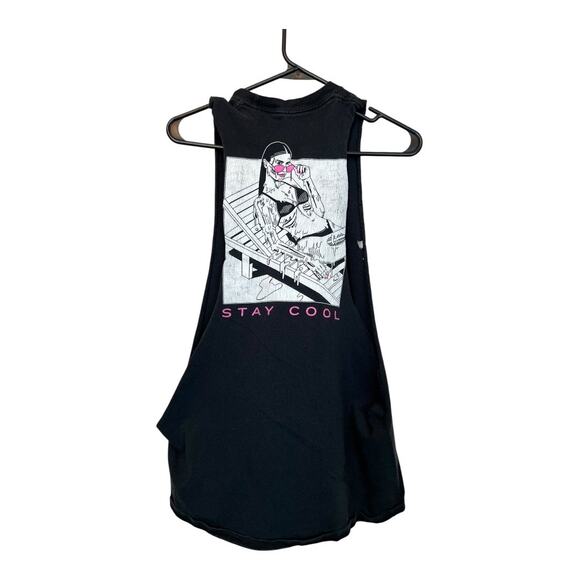 Chomp Grunge Tank Sleeveless Shirt Top Distressed Thrashed Destroyed Punk DIY M - Picture 1 of 6
